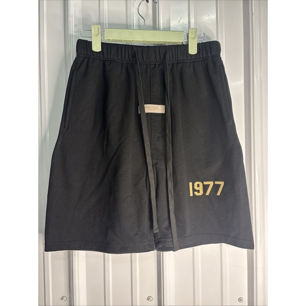 Essentials Fear of God Knit Shorts Black Medium EUC